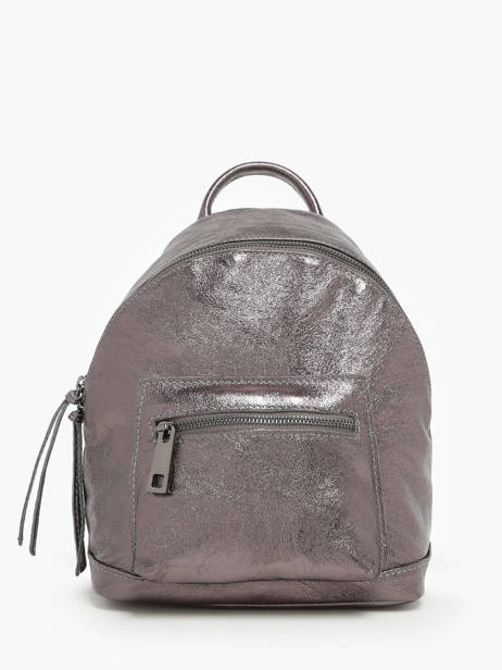Rugzak Nine Leder Milano Grijs nine NI23066